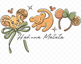 King Of The Jungle PNG Doodle: King, Lion Cartoon, Digital Paper (12x12 inches)