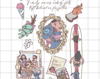 Monstruo Azul Doodle PNG: Diseño del Reino Mágico (Digital)