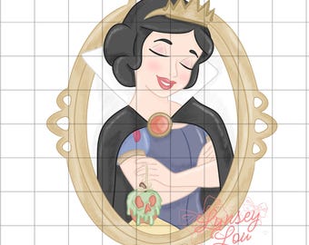 Evil Queen PNG Doodle: Magical Kingdom Design (Digital)