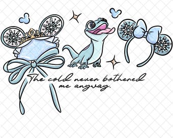 Elsa Doodle PNG: Magical Kingdom Sublimation Design (Digital Download 12x12 inches CMYK 300 dpi )