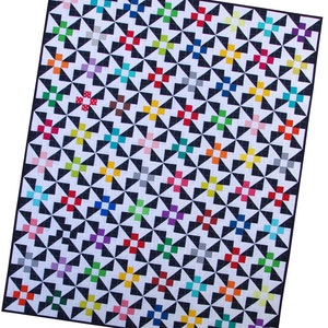 Pinwheels and Daisies Quilt Pattern pdf file image 3