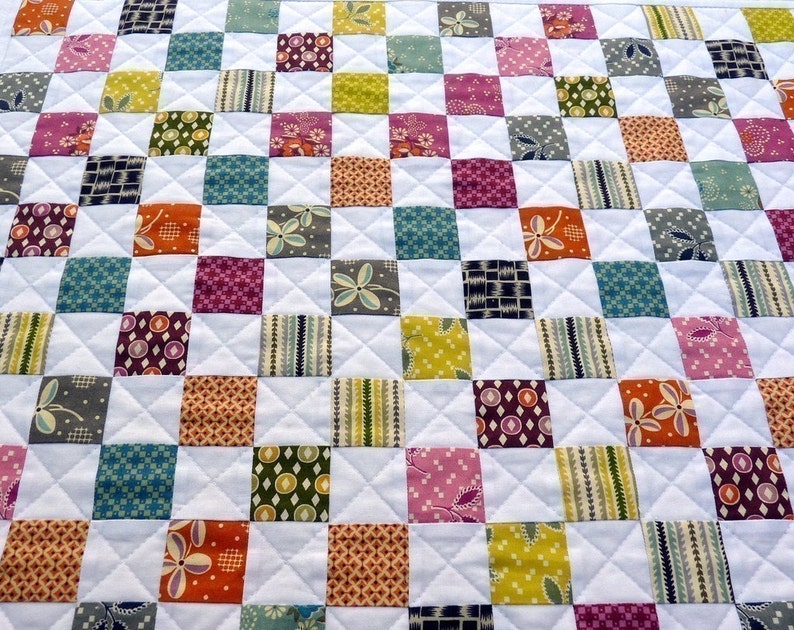 Bricks and Stones Quilt Pattern PDF file A Red Pepper Quilts Patchwork Quilt Pattern image 4