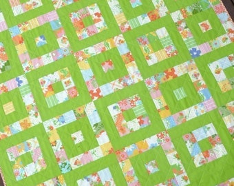 Take 1  A Layer Cake Quilt - Pattern (PDF file) - Immediate Download