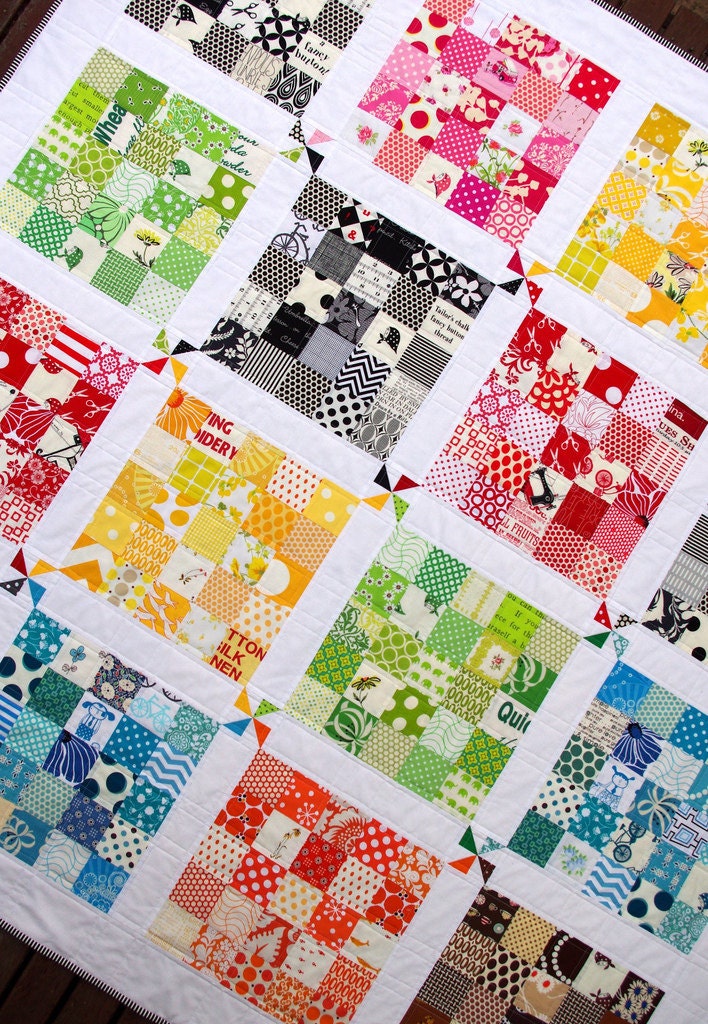 Quilter's Palette Quilt Pattern (PDF FILE) - Immediate Download