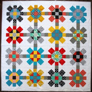 Patrón de colcha laberinto (archivo PDF) / Patrón de colcha patchwork de Red Pepper Quilts