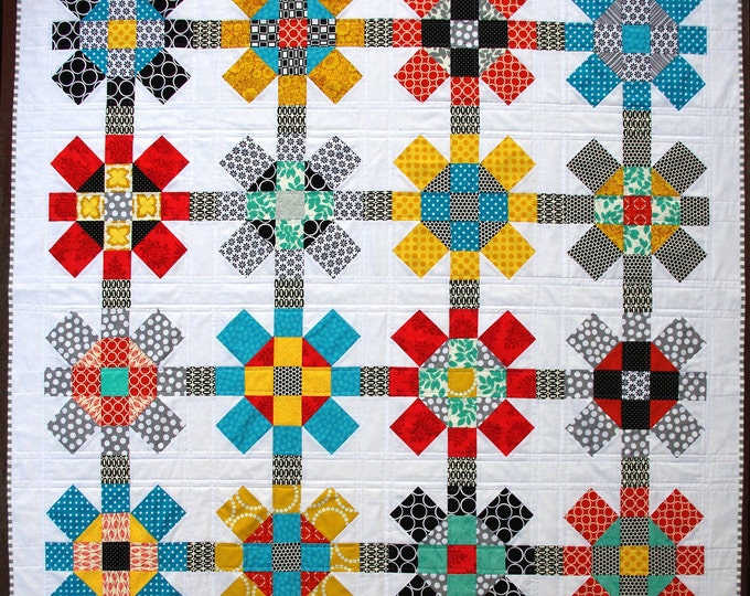 Bricks and Stones Quilt Pattern PDF File A Red Pepper Quilts Patchwork