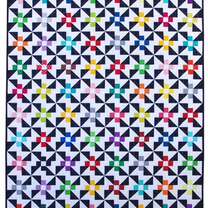 Pinwheels and Daisies Quilt Pattern pdf file image 2