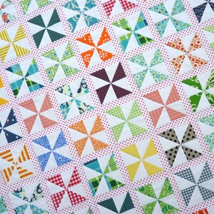 Pinwheels on Parade Quilt Pattern PDF File Immediate Download image 2