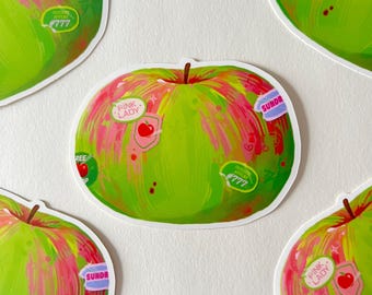 Apple Fruit Waterproof Vinyl Sticker