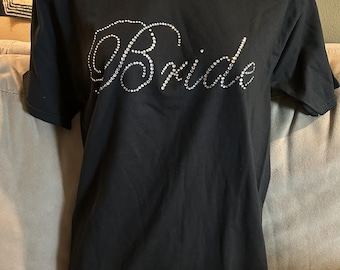 Bride Rhinestone T-shirt ~ LARGE/XL FITTED