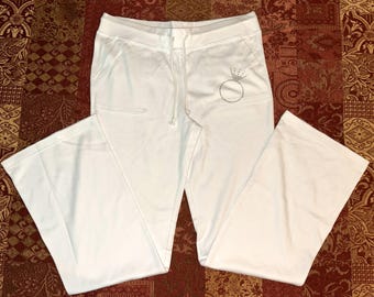 Cute Cotton Pants with Rhinestone Bling Ring ~ Size SMALL