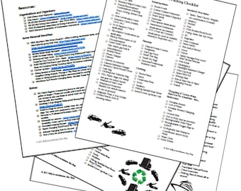 SCUBA Diving Trip Checklists | Printable Digital Download