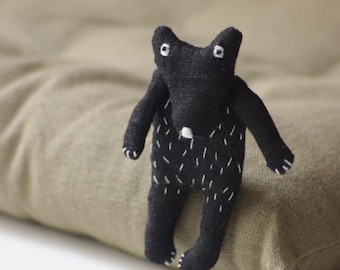 The Black Bear. Brooch