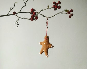 Personalised Gingerbread man.  Set of 3  Gingerbread .Christmas decoration. Christmas tree decoration.