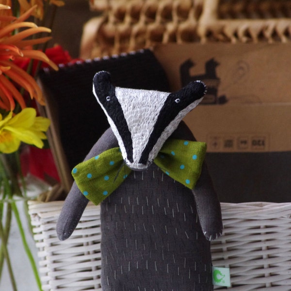 Meneer Badger. Zachte sculptuur