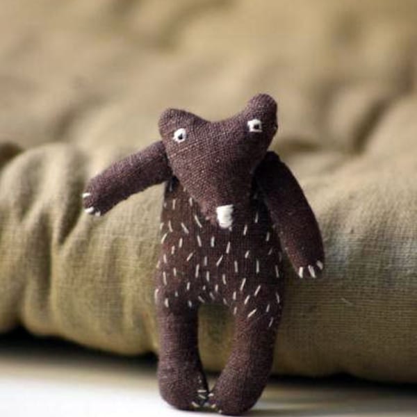 The Brown Bear. Brooch