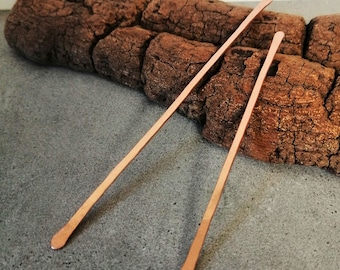 1 aiguille/bâton supplémentaire pour une barrette ou une barrette, 9 cm ou 12 cm de long