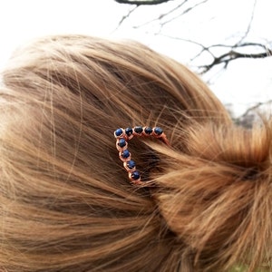 Arrowhead Hair comb accessories for women - Copper hair fork - Hair stick Minimalist hair accessories - Copper Bun holder - Gifts for women