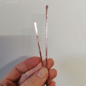 1 additional needle/stick for a hair barrette or hair slide, 9 cm or 12 cm length image 4