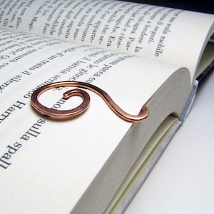 Treble clef Unique bookmark Music clip Money clips Office accessories Paper planner clips Mens gift Copper bookmarks Womens gift Steel clip image 2