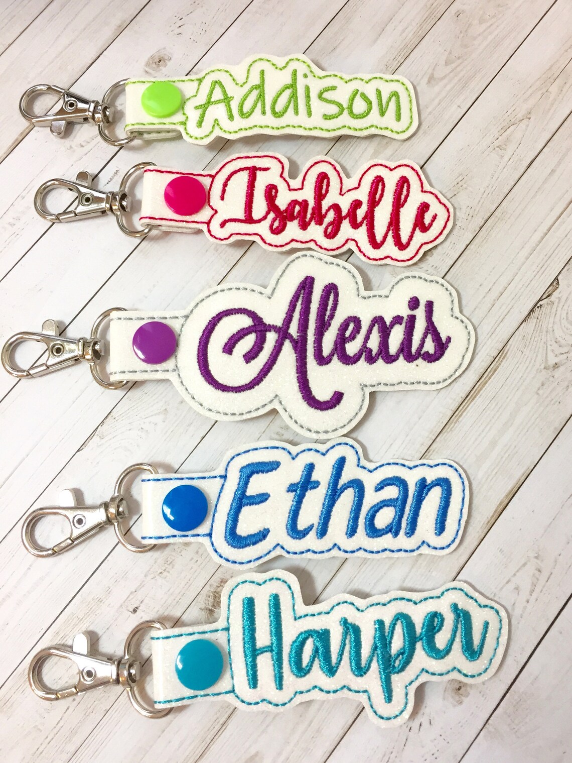 Personalized Bag Tag for Backpack Kids Bag Tag Key Chain Etsy