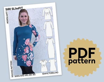 Siri Slimfit- PDF Sewing Pattern (Women, XXS-4XL)