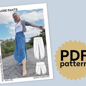 Flagre pants - PDF Sewing Pattern (XXS-4XL)