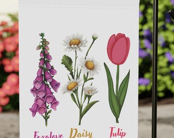 Floral FDT Garden Flag: Anti-Trump Protest Banner