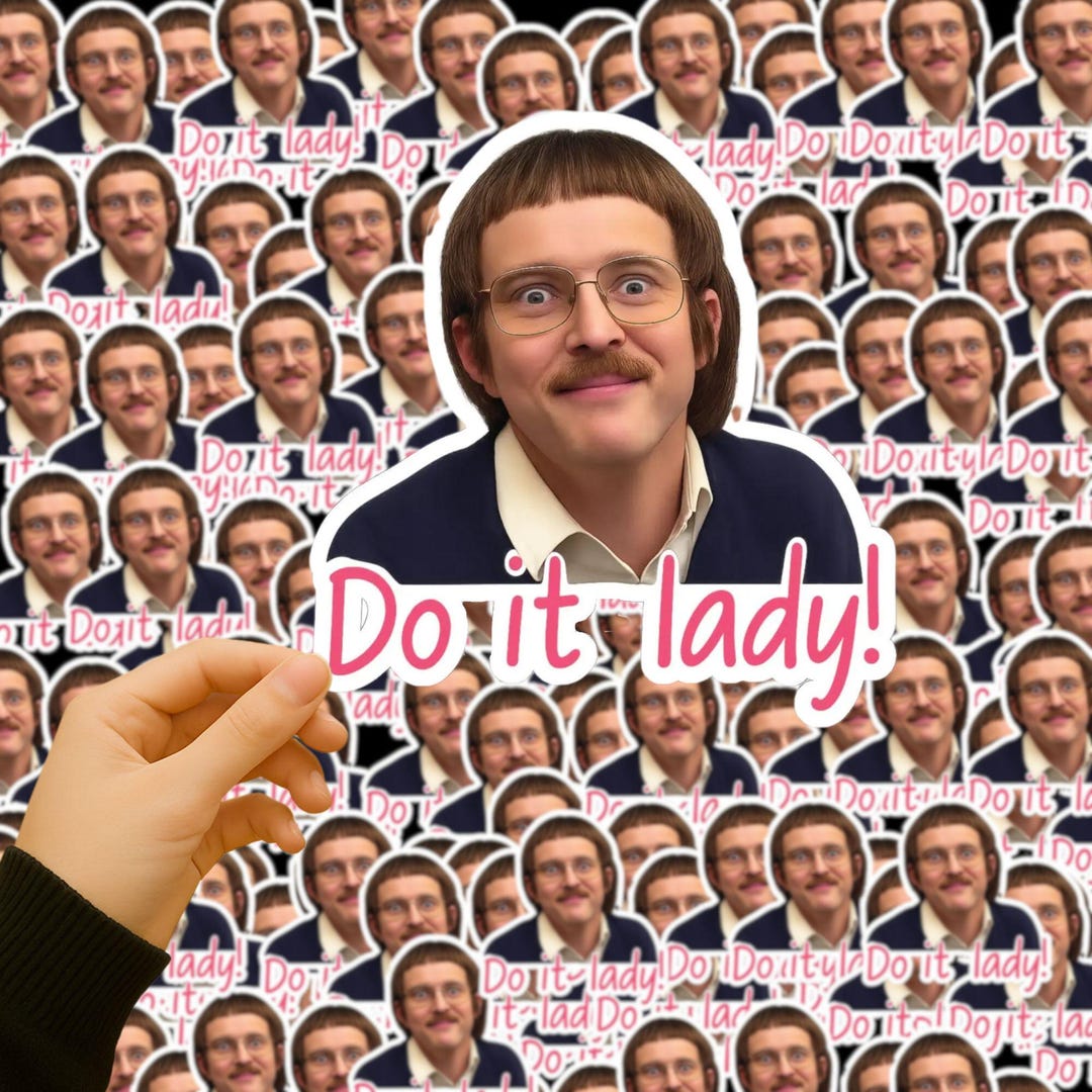 Chit Do It Lady Sticker, Viral Tiktok Quote Sticker, Funny Waterproof ...
