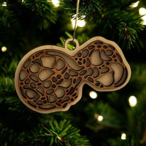 Custom Embryo IVF Christmas Ornament - Laser Engraved - Personalized IVF Journey Ornament - Memorial