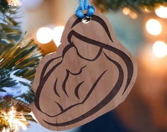 Breastfeeding Christmas Ornament - Laser Engraved - Personalized - Christmas Ornament - Hanukkah Ornament - Breastfeeding