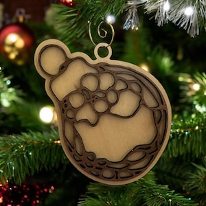 Custom Embryo IVF Christmas Ornament - Laser Engraved - Personalized IVF Journey Ornament - Memorial