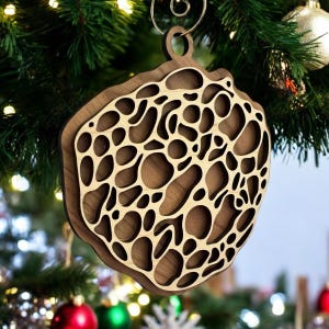 Custom Embryo IVF Christmas Ornament - Laser Engraved - Personalized IVF Journey Ornament - Memorial