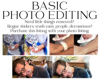 Basic Photo Editing Services for Watercolor Digital Prints