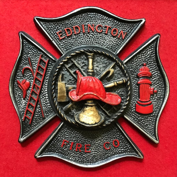 Handmade Walter E Lee Inc Eddington Fire Company Bensalem PA Etsy