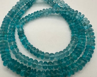 Apatite smooth roundel 5-6mm