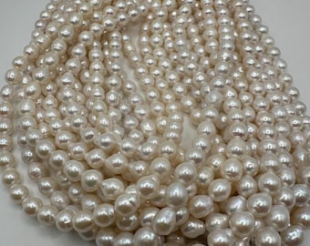 natural fresh water pearl  Drop  shape 6mm