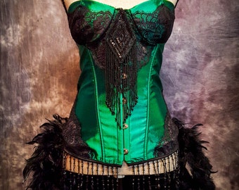 Christina Burlesque Ali Green Dress Cosplay Costume - Etsy