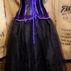 Day of the Dead Gothic Prom Dress Black Tulle Wedding Skirt - Etsy