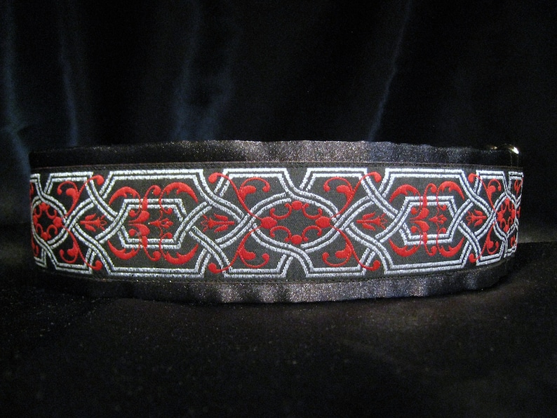 Fionn Brown 1.5 or 2 inch Greyhound Martingale Dog Collar Padded and Lined with Free Custom Sizing image 7