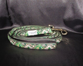 Falco Leash in Blue, Red, or Green - Leash Made To Match SavingGreys Falco Martingale Dog Collar - Lead Only