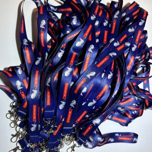 Vola Con Francesca LANYARD navy blue - official merchandise - YouTube channel - badge holder - keychain
