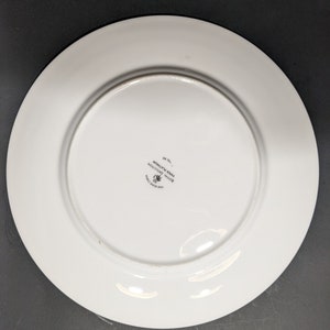 Royal Doulton Piper Platinum Dinner Plate | English Fine Porcelain