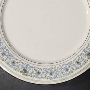 Vintage Noritake Monteleone Dinner Plates, Set of 4, Blue & Green Floral