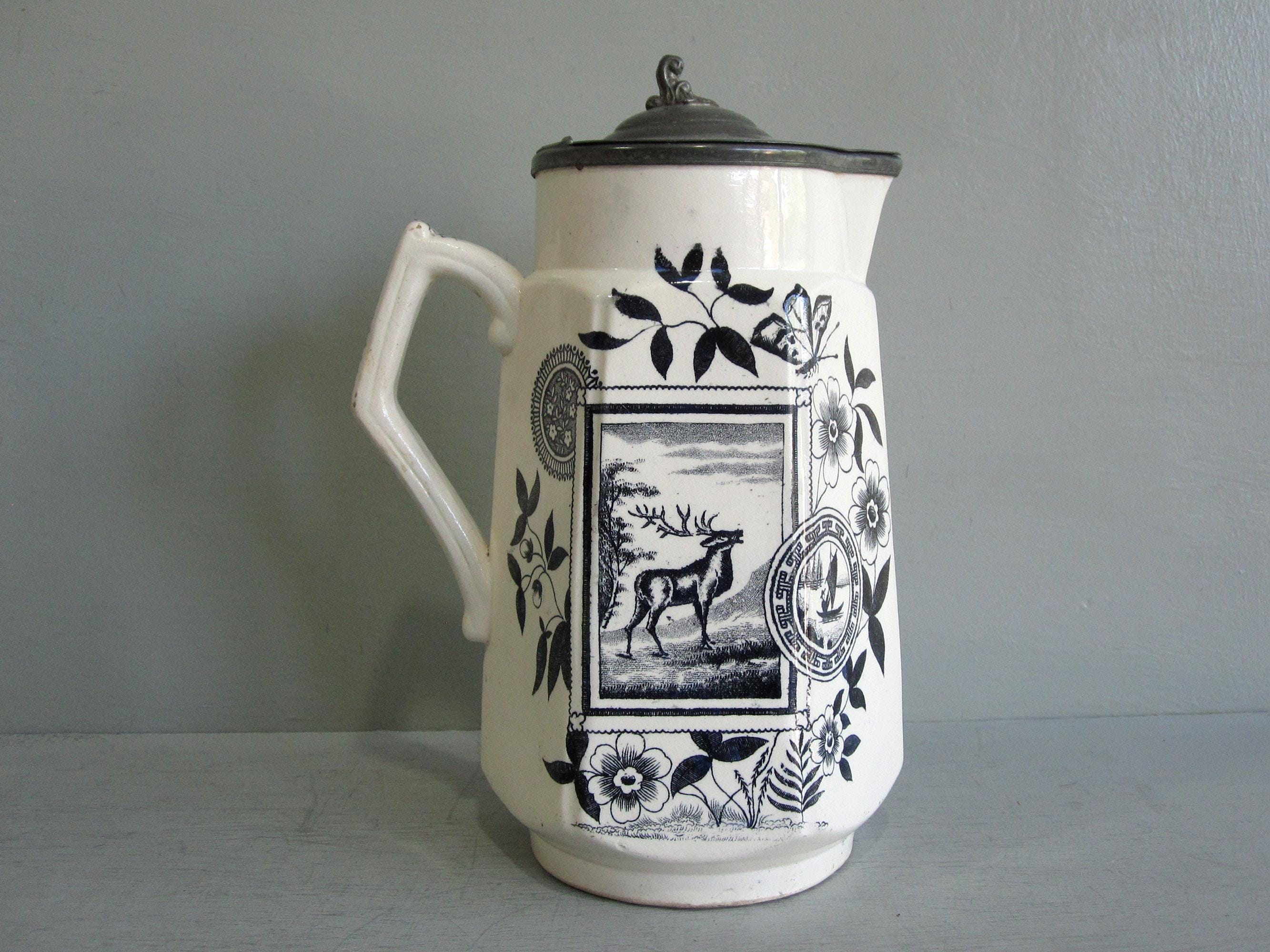 Antique Bird Jug - Etsy UK