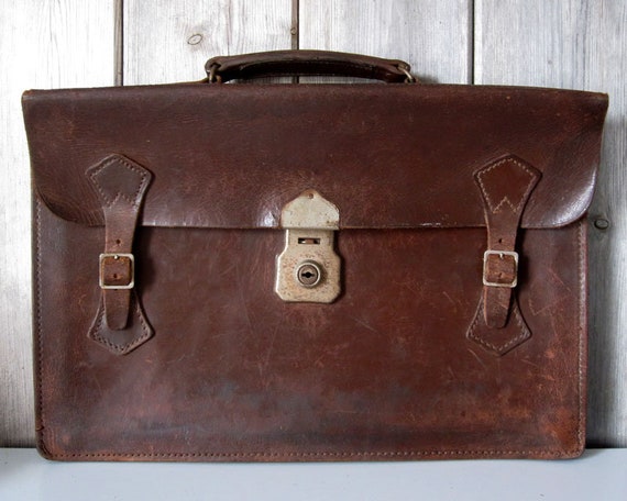 cheney leather briefcase