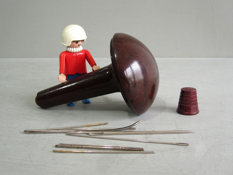 Vintage Bakelite Darning Mushroom and Thimble - Etsy UK