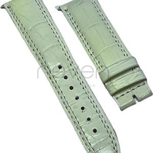 Jaeger-lecoultre - bracelet - genuine leather - white - 18x16mm