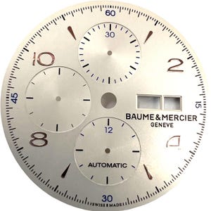 Baume & Mercier - esfera - fabricación suiza - beige - ø34,7 mm - cronógrafo - nuevo