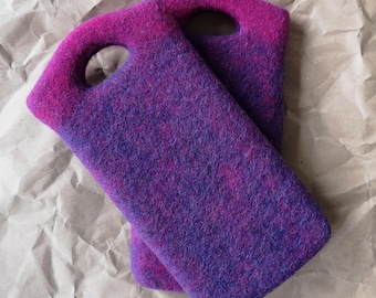 Felt Phone Case: Dream Pink, Unisex Design